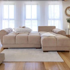 Azzuro Sofa Bed Mocha Universal Corner