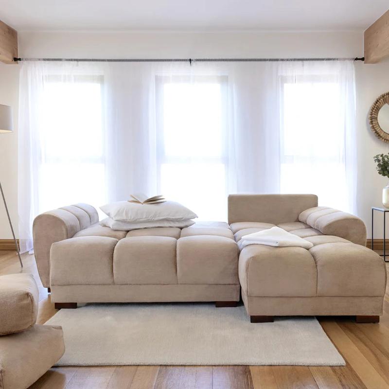 Azzuro Sofa Bed Mocha Universal Corner