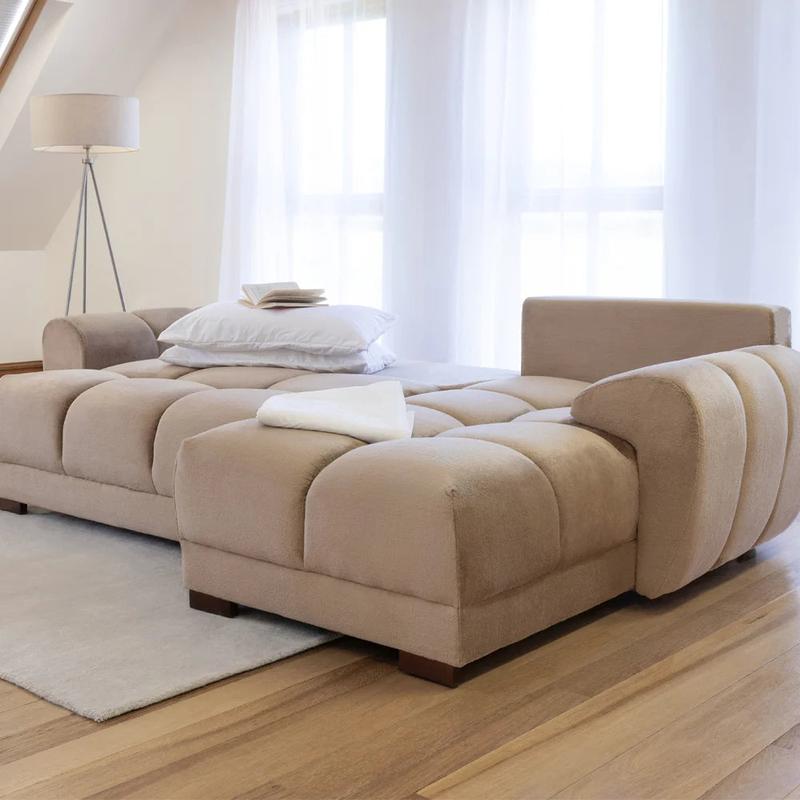 Azzuro Sofa Bed Mocha Universal Corner