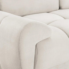 Azzuro Sofa Cream 3 Seater