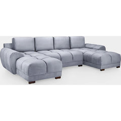 Azzuro Sofa Grey U Shape Corner