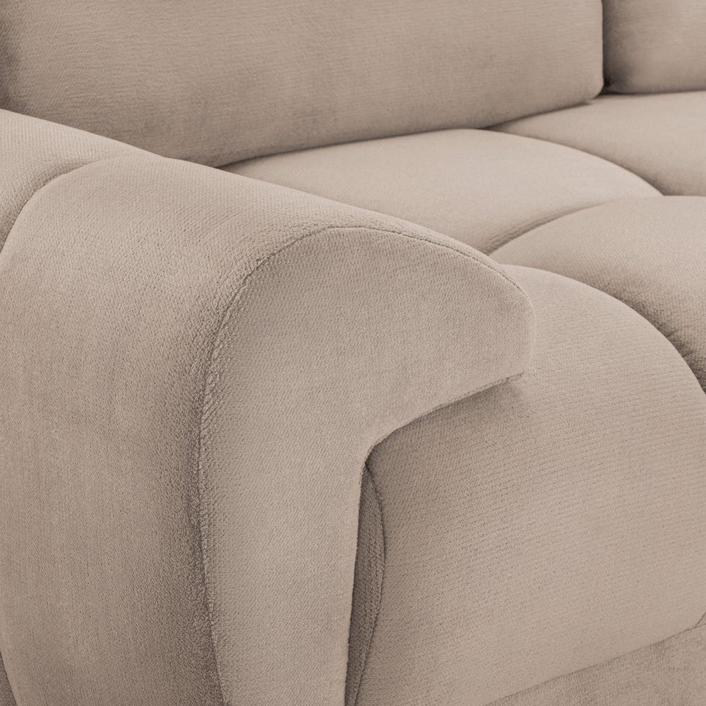 Azzuro Sofa Mocha 3 Seater