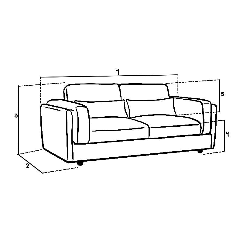 Bari Grey 3 Seater Sofa