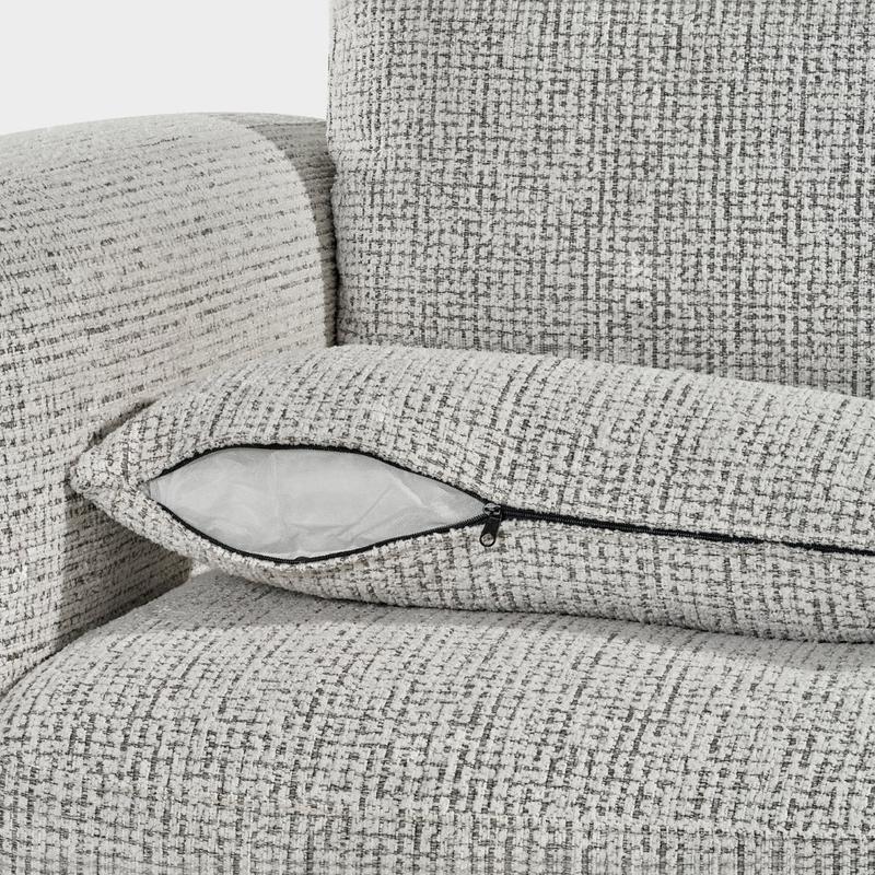 Bari Grey 3 Seater Sofa