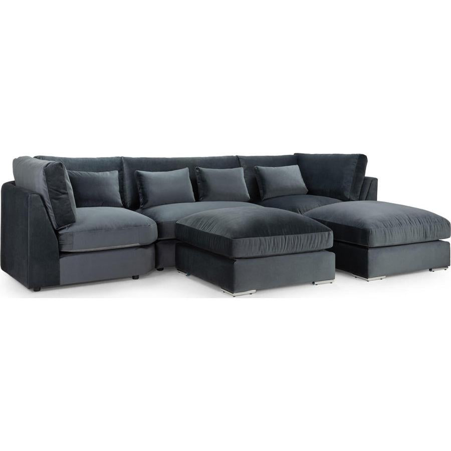 Belgravia Slate U Shape Corner Sofa