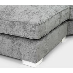 Bishop Scatterback Sofa Platinum U Shape Corner