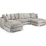 Bishop Truffle U Shape Corner Scatterback Sofa