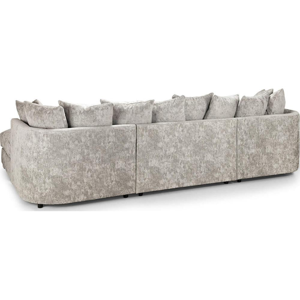 Bishop Truffle U Shape Corner Scatterback Sofa