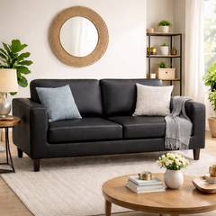 Box Sofa Fabric 3 Seater