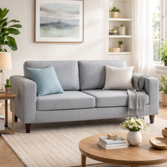 Box Sofa Fabric 3 Seater