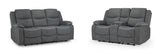 Harald Electric Recliner Sofa 3+2 Seater in Graphite