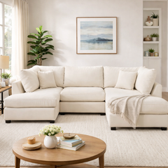 Carnaby Sofa Beige U Shape Corner