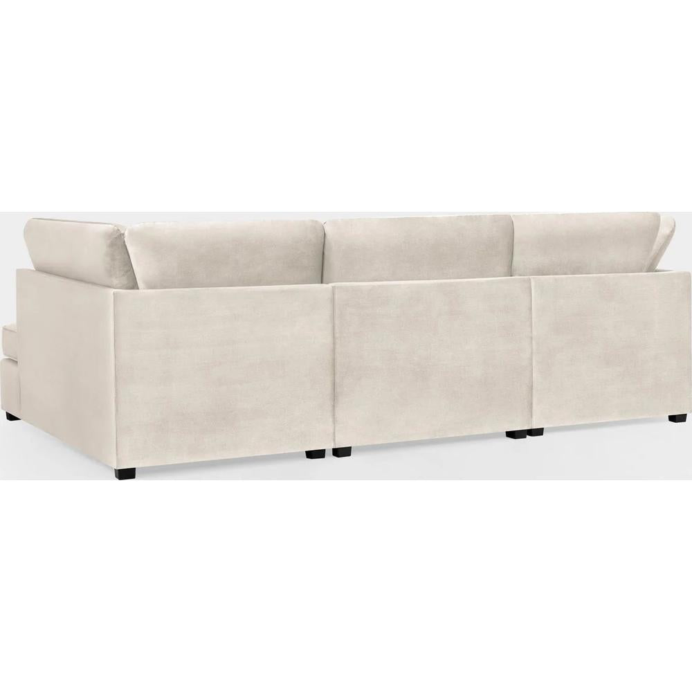 Carnaby Sofa Plush Beige U Shape Corner