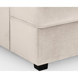 Carnaby Sofa Plush Beige U Shape Corner