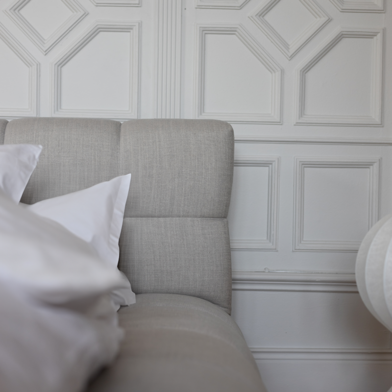 Ciara Boucle Upholstered Bed Frame