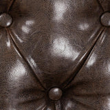 Chesterfield Sofa Antique 3 Seater Brown