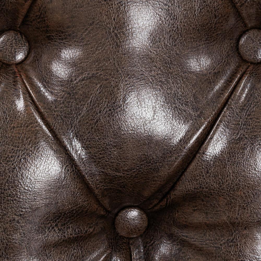 Chesterfield Sofa Antique 3 Seater Brown