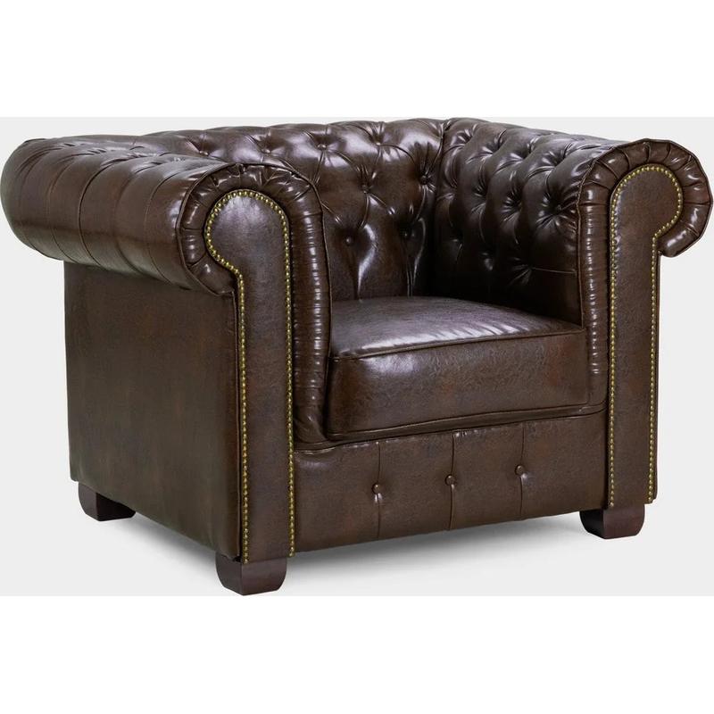 Chesterfield Sofa Antique Armchair Brown