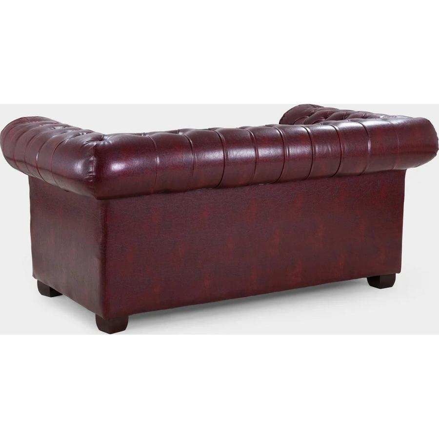 Chesterfield Sofa Oxblood Red 2 Seater