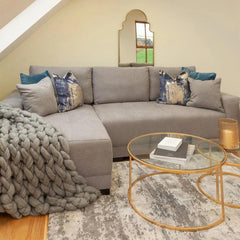 Cimiano Sofa Bed Grey Left Hand Facing Corner