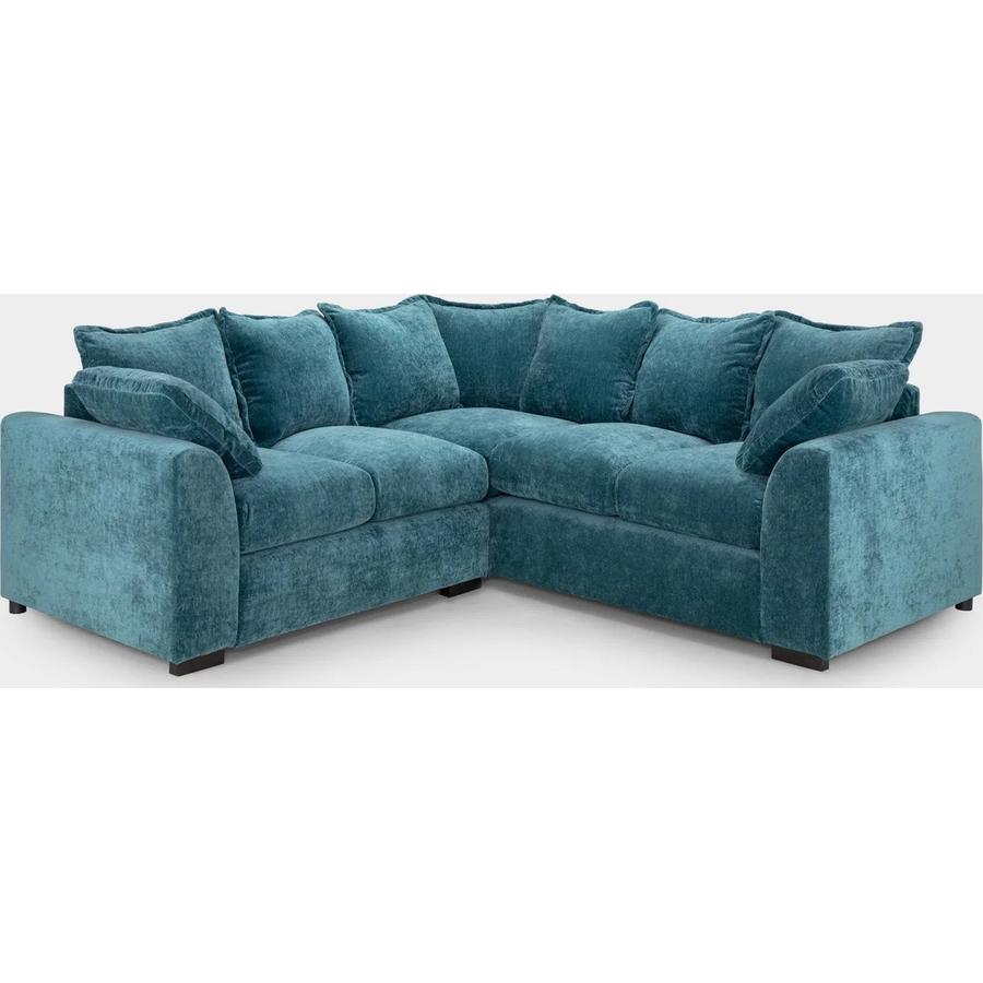 Colbee Teal Large Corner Sofa