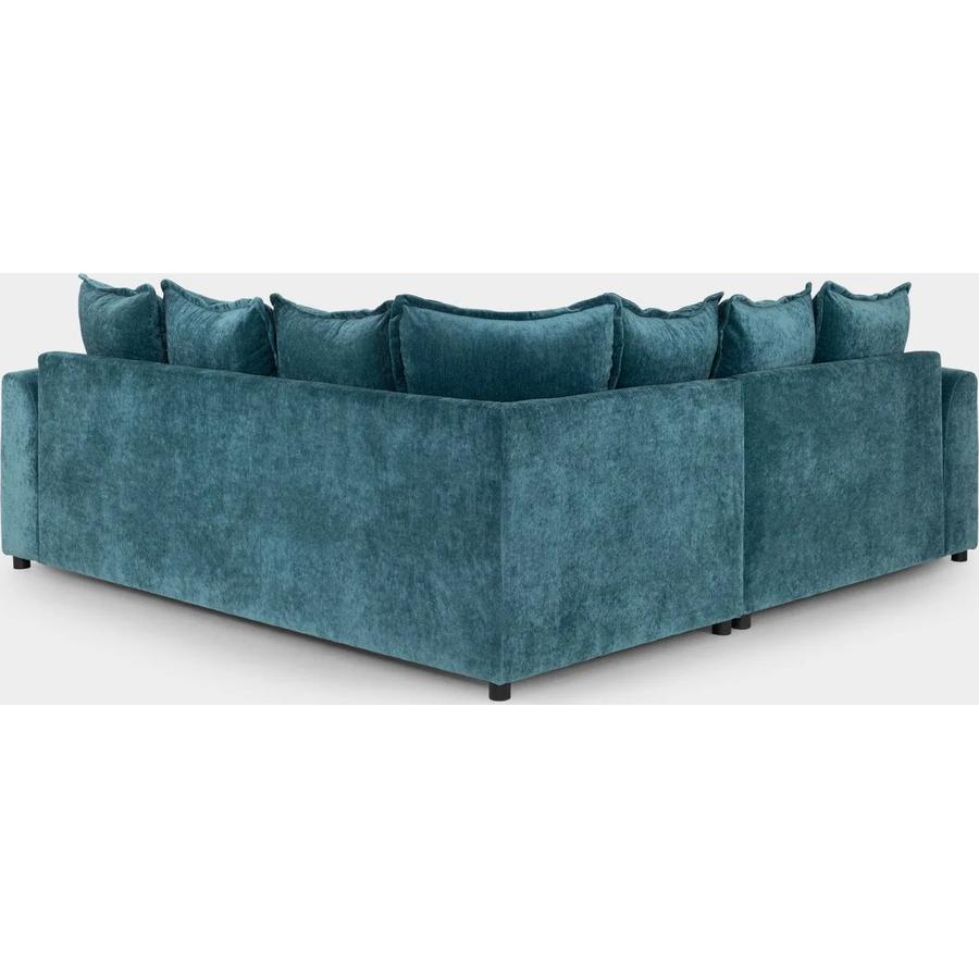 Colbee Teal Large Corner Sofa