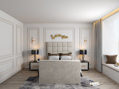 Cubica Upholstered TV Bed Frame