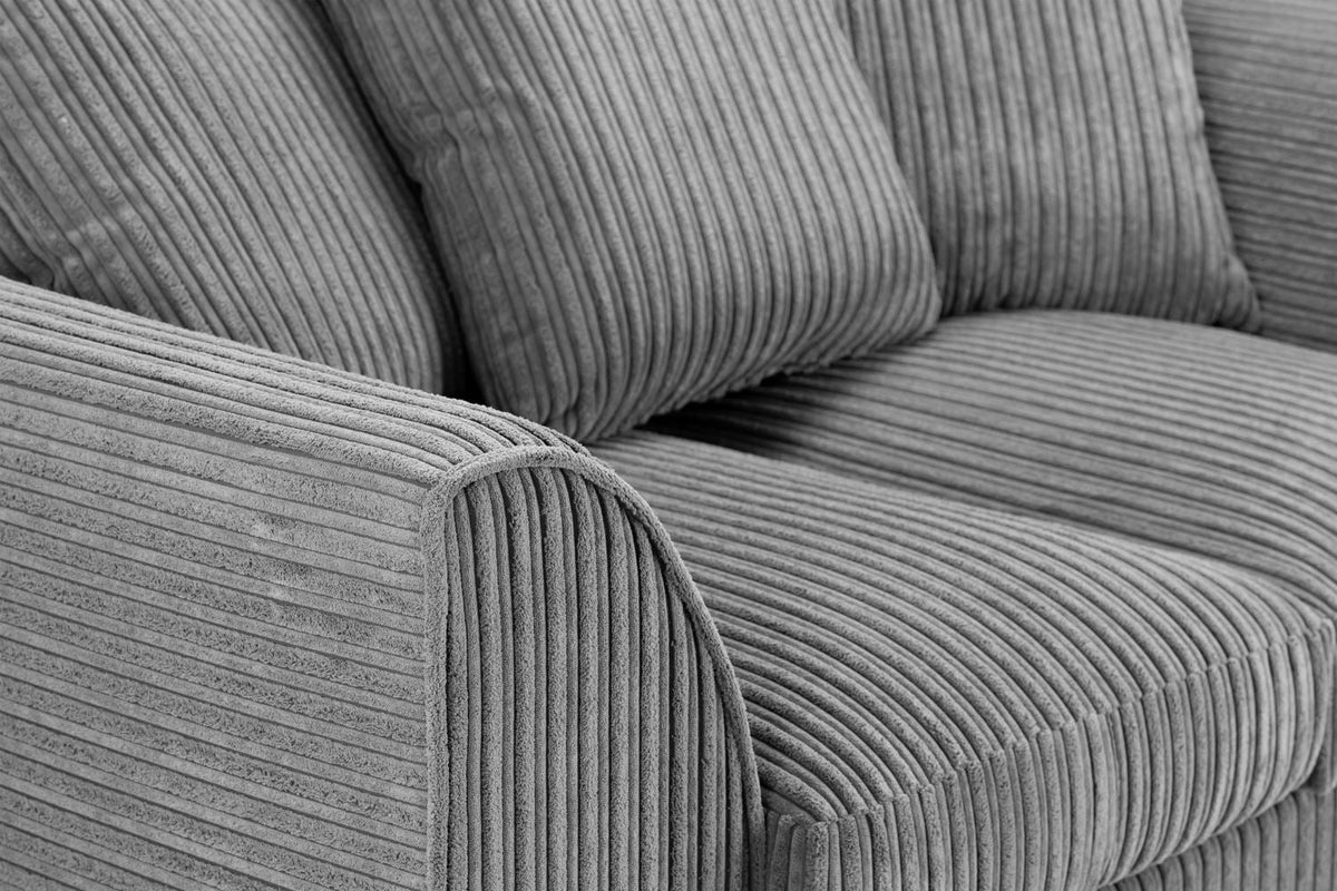 Harley Jumbo Sofa 3+2 Set In Grey