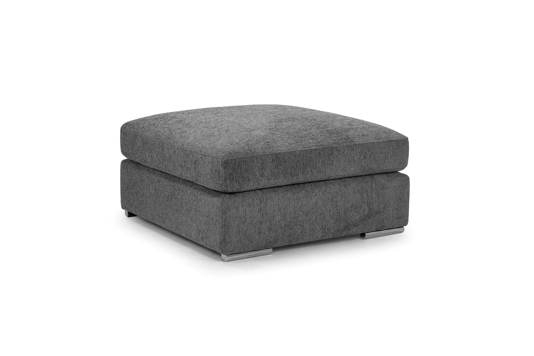 Naples Sofa Footstool in Grey