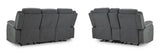 Harald Electric Recliner Sofa 3+2 Seater in Graphite