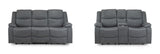 Harald Electric Recliner Sofa 3+2 Seater in Graphite