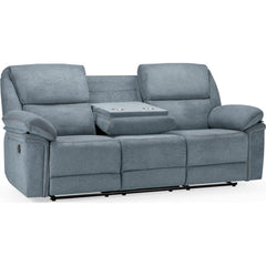 Elio Recliner Fabric 3 Seater Sofa - Grey