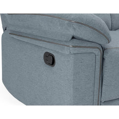 Elio Recliner Fabric 3 Seater Sofa - Grey