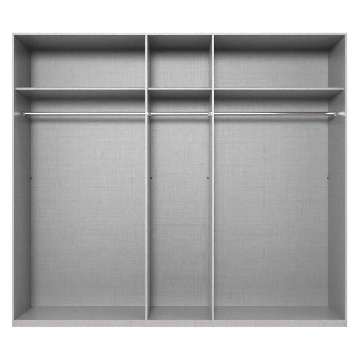 Amberley Graphite 250cm Sliding Door Wardrobe with Mirror