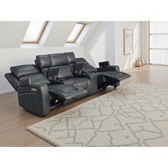 Florence Cinema 3 Seater Sofa - Black