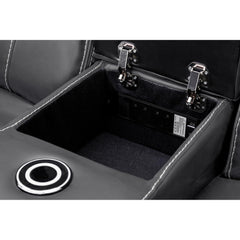 Galaxy Tech Recliner Leather 2 Seater Sofa