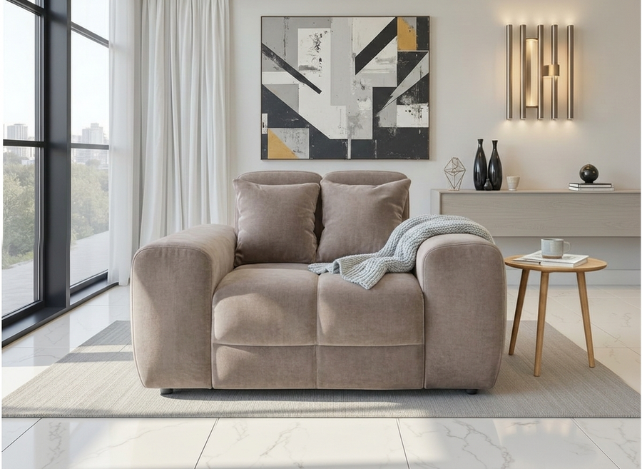 Bamburgh Latte Quilted Armchair