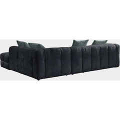 Genoa Sofa Charcoal Right Hand Corner