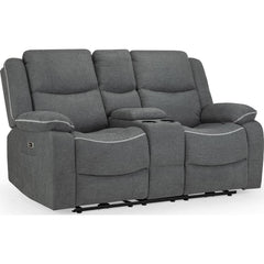 Harald Electric Recliner 2 Seater Sofa - Graphite