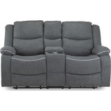 Harald Electric Recliner 2 Seater Sofa In Graphite