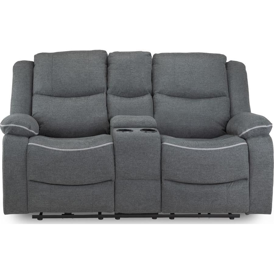 Harald Electric Recliner 2 Seater Sofa In Graphite
