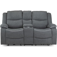 Harald Electric Recliner 2 Seater Sofa - Graphite