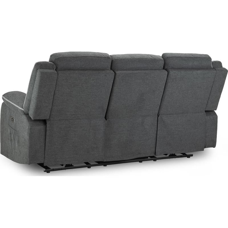 Harald Electric Recliner 2 Seater Sofa In Graphite