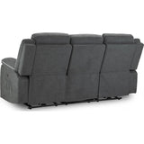 Harald Electric Recliner 2 Seater Sofa In Graphite