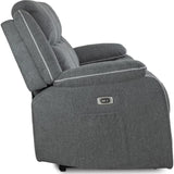 Harald Electric Recliner 2 Seater Sofa In Graphite