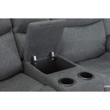 Harald Electric Recliner 2 Seater Sofa In Graphite