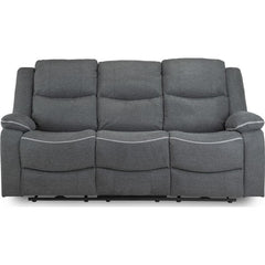 Harald Electric Recliner 3 Seater Sofa - Graphite