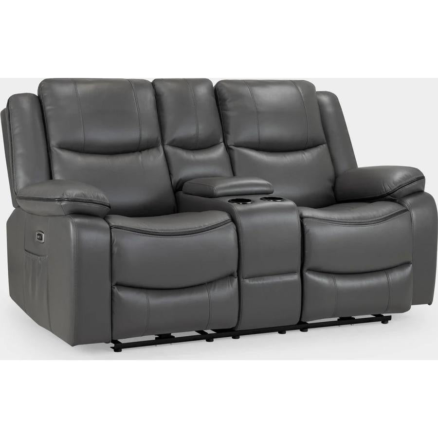 Harald Electric Recliner Sofa Black 2 Seater