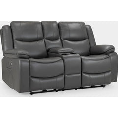 Harald Electric Recliner Sofa Grey 2 Seater