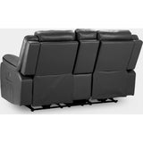 Harald Electric Recliner Sofa Black 2 Seater
